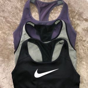 3 Nike Sports Bras